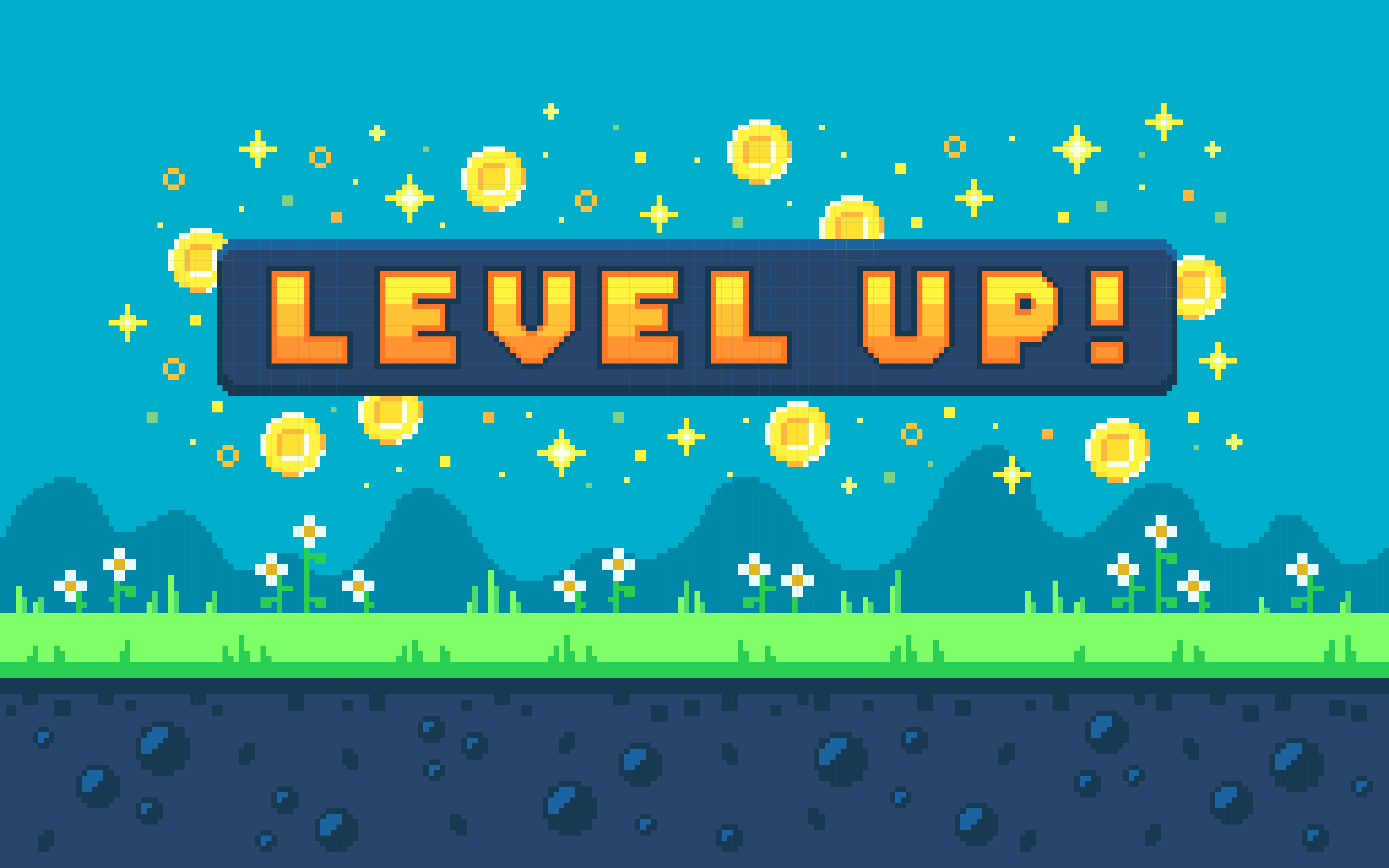 Level Up Graphic